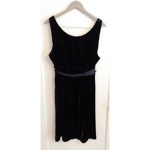 Gap Size 18 Dark Blue Velvet Dress